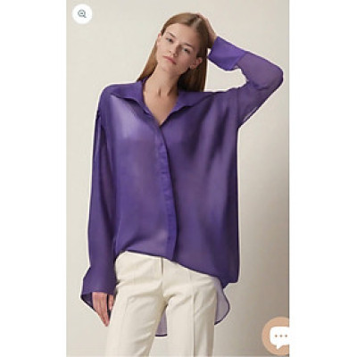 Áo Sơ Mi Oversized Nhã Top240 thời trang thiết kế Hity