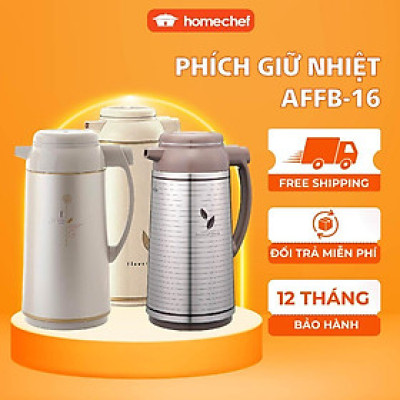 Phích giữ nhiệt Zojirushi 1.55L, an toàn sức khỏe, hàng chính hãng, sản xuất Nhật Bản, AFFB-16, bảo hành 1 năm