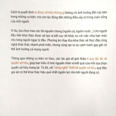 Ai Sở Hữu Gì Và Tại Sao - 6 Quy Tắc Ẩn Về Quyền Sở Hữu Chi Phối Toàn Bộ Cuộc Sống Của Chúng Ta