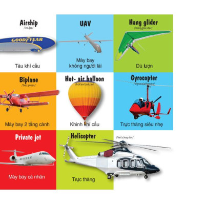 100 Từ Đầu Tiên - Các Phương Tiện Giao Thông - Song Ngữ (VT)