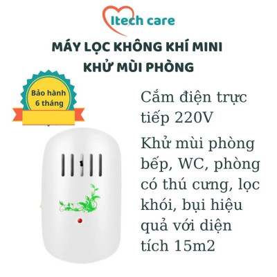 Máy Tạo Ion Lọjc Không Khí - Khử Mùi Hôi, Kháng Khuẩn Hiệu Quả Cho Phòng Ngủ, Nhà Bếjp, Gia Đình, ĐÈN TRANG TRÍ , ĐỒNG HỒ TREO TƯỜNG