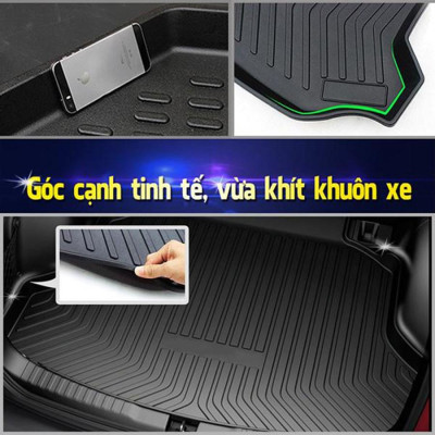 Lót Cốp Nhựa Dành Cho Xe Kia RIO bản SEDAN đời 2014 2015 2016 2017 2018 2019 2020