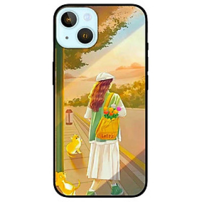 Ốp lưng cho IPhone 14 - 14 Plus - 14 Pro - 14 Pro Max - Cô Gái Quay Lưng - Hàng Chính Hãng