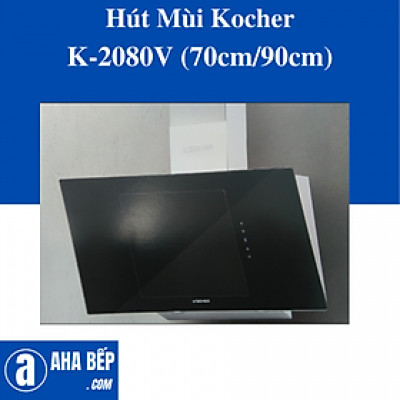 Máy hút mùi Kocher  K-2080V (90CM) - Hàng Chính Hãng