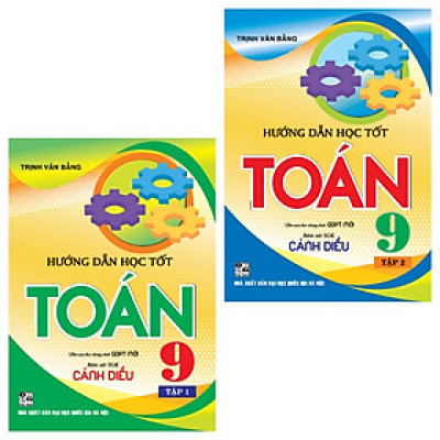 Sách - Combo hướng dẫn học tốt toán 9/1 + 9/2 (bám sát sgk cánh diều) - HA