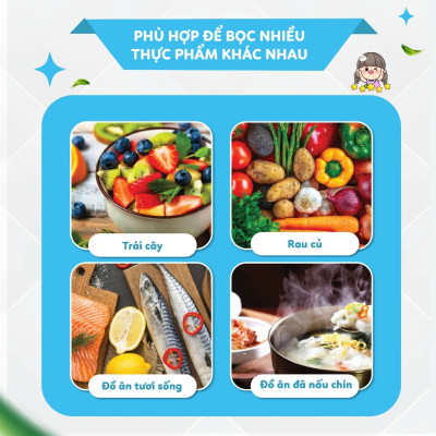  Bịch Màng Bọc Thực Phẩm Bo Chun MyJae (1 Bịch 50 Cái)