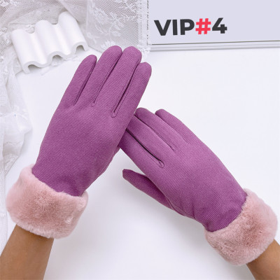 Găng Tay Lót Nhung Cao Cấp Hàn Quốc Dày Dặn Ấm Áp Cảm Ứng Màn hình Smart Phone - Sang Xịn Mịn Cho Quý Cô M4