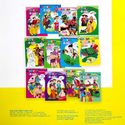 Em Tập Tô Màu Và Đọc Truyện Kho Tàng Truyện Cổ Dân Gian Việt Nam - Sự Tích Bánh Chưng Bánh Giày