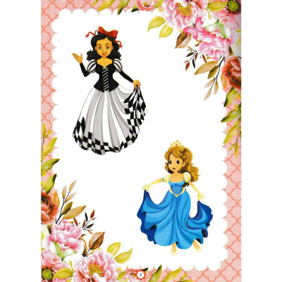 Sách - Bóc Dán Decal Thông Minh Sticker - Công Chúa