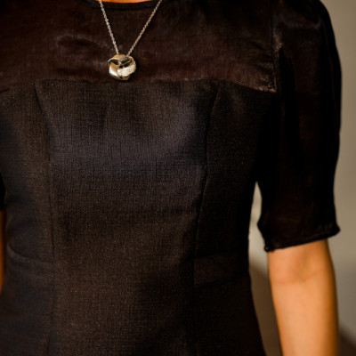 Áo Peplum Tweed Thái Hoà TOP184 thời trang thiết kế Hity