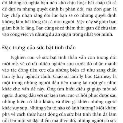 Sách Sức Bật Tinh Thần (Xuyên Qua Thất Bại Để Thành Công)