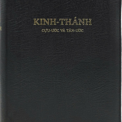 Sách - Kinh Thánh - Cựu Ước Và Tân Ước - Bìa Da - Màu Đen Có Khóa Kéo