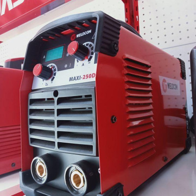 MÁY HÀN QUE ĐIỆN TỬ 1.6-4.0MM MAXI 250D WELDCOM (2 NGUỒN 220V VÀ 380V ) - HÀNG CHÍNH HÃNG