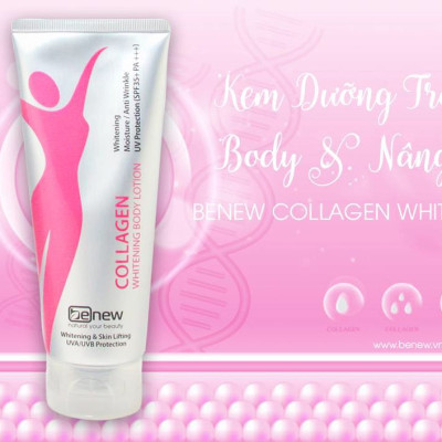 Kem dưỡng trắng da body & nâng cơ BENEW COLLAGEN WHITENING BODY LOTION ( 200ml )