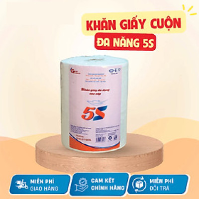 Giấy Lau Đa Năng - lau bếp tiện lợi, thấm DẦU MỠ tốt, giấy thấm thực phẩm, bảo quản rau củ, giấy ăn, Lau Tay 1kg 1 Cuộn Có Thể Giặt Được