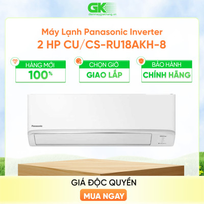 Máy Lạnh Panasonic Inverter 2 HP CU/CS-RU18AKH-8 - Hàng chính hãng - Chỉ giao HCM