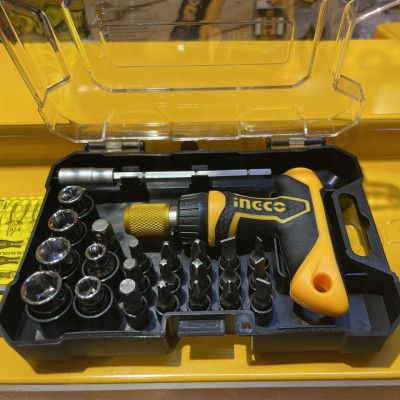 BỘ TUỐC NƠ VÍT TAY CẦM CHỮ T 18 CHI TIẾT INGCO HKSDB0188 - HÀNG CHÍNH HÃNG