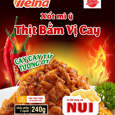 Xốt Mì Ý Nisshin Hương Vị Thịt Bằm Vị Cay -  Nisshin Seifun Welna Shop