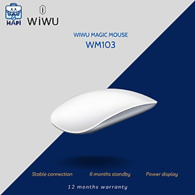 Chuột không dây Hàng chính hãng WiWU Wi-WM103: Thiết kế tối giản, đậm phong cách nhà "Táo"