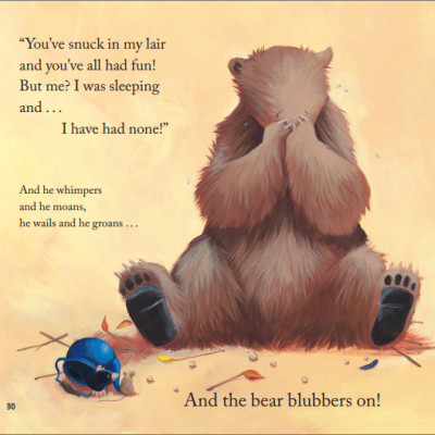 Sách tranh song ngữ Gấu say ngủ - Ehomebooks