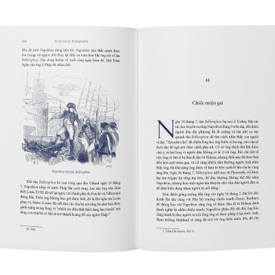 Sách Napoléon Bonaparte Tặng bookmark Vadata
