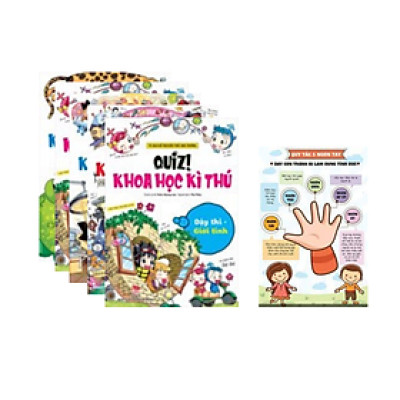 Combo 10 Vạn câu hỏi vì sao (9Q) : Quiz! Khoa học kỳ thú (Kỹ Năng Sống/Kiến thức Bách Khoa / Thám hiểm Tự nhiên / trái đất + Tặng kèm poster An toàn cho con yêu)