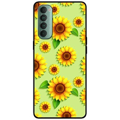 Ốp lưng dành cho Oppo Reno 4 Pro mẫu Hoa Hướng Dương 2020