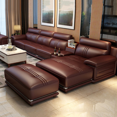 Sofa da góc L cao cấp Juno Sofa HDCT-05