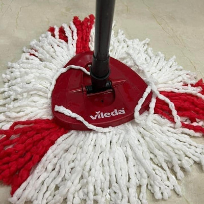 Giẻ lau thay thế cây lau nhà vileda turbo Hàng chính hãng