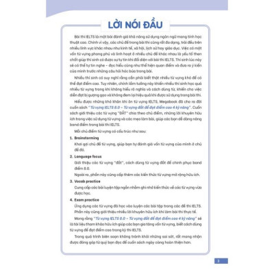 Sách - Từ vựng IELTS 8.0 - Từ vựng đắt để đạt điểm cao 4 kỹ năng (MG)