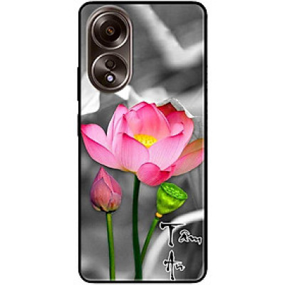 Ốp lưng cho Oppo A36 - A60 4G - A74 - A76 - Oppo A95 4G - A96 4G - Sen Hồng Tâm An - Hàng Chính Hãng