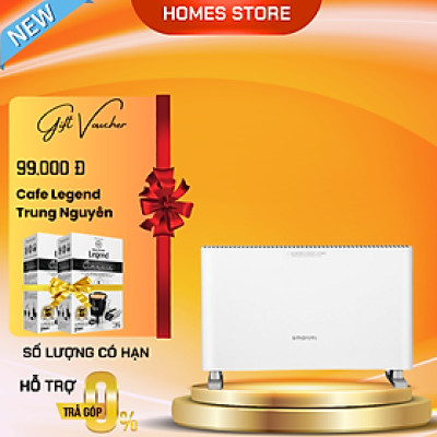 Máy Sưởi Xiaomi Smartmi 1S Kết Nối App Cấp Độ Sưởi Công Suất 2200 W - Bản Quốc Tế