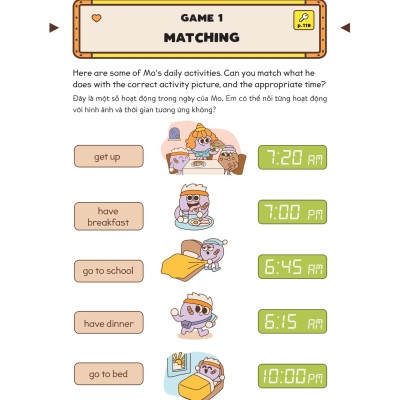 Level Up - 100 Trò Chơi Từ Vựng Tiếng Anh - Lớp 4