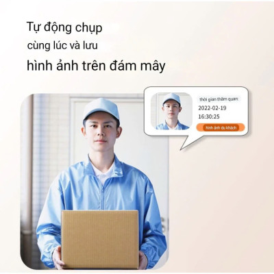 Chuông Cửa Camera WiFi Thông Minh Báo Video, Hình Ảnh Qua App - Bản Cao Cấp Mẫu Mới, ĐÈN TRANG TRÍ , ĐỒNG HỒ TREO TƯỜNG