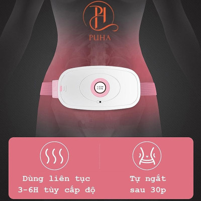 Đai hỗ trợ giảm béo, Giảm Đau Lưng Nam, Giảm Đau Kinh Nguyệt, Sưởi Ấm Bụng, Massage, SUPER BELT 3D[30 NGÀY 1 ĐỔI 1] Công Nghệ Rung, Nóng Và Xung Điện EMS 
