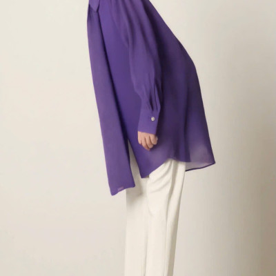 Áo Sơ Mi Oversized Nhã Top240 thời trang thiết kế Hity