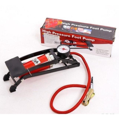 Dụng Cụ Bơm Hơi Dùng Chân High Pressure Tiện Lợi Chuyên Dùng Cho Xe Đạp, Xe Máy, Ô Tô