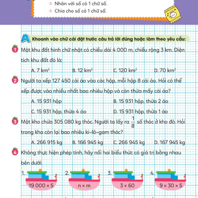 Vở Bài Tập Toán Tăng Cường 4 (Theo Sách Giáo Khoa Kết Nối Tri Thức Với Cuộc Sống) - MEGA