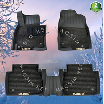 Thảm lót sàn ô tô 2 lớp cao cấp dành cho xe MAZDA CX5 2012- 2022+ nhãn hiệu Macsim 3w chất liệu TPE