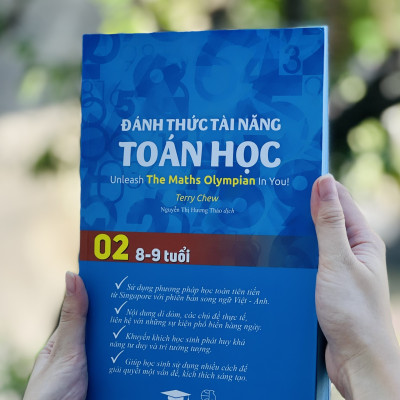 Sách Đánh Thức Tài Năng Toán Học 1, 2, 3, 4 ( Combo 4 Cuốn ) - Tổng hợp kiến thức toán học lớp 1 đến lớp 5, Hiệu sách Genbooks, bìa mềm