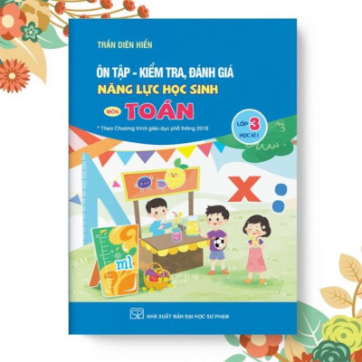 Sách - Combo 4 cuốn Ôn tập - kiểm tra, đánh giá năng lực học sinh môn toán + tiếng việt lớp 3 học kì 1 + 2 (2022)