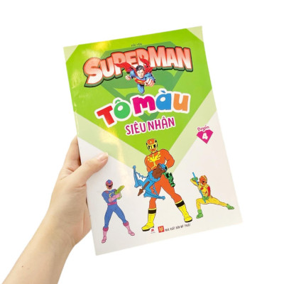 Tô Màu Siêu Nhân Superman Quyển 4