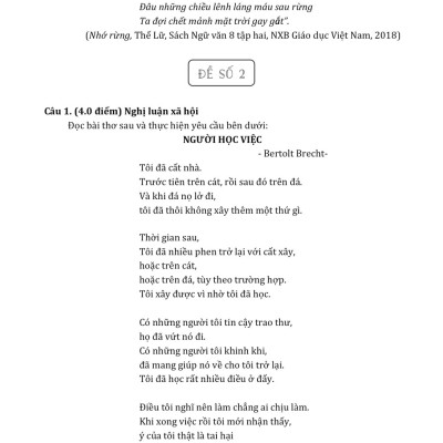 Combo sách Bộ Đề Ôn Luyện Thi Vào Lớp 10 THPT Chuyên Môn Toán + Ngữ Văn