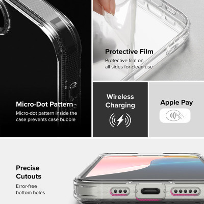 Ốp lưng cho iPhone 16e RINGKE Fusion - Hàng Chính Hãng