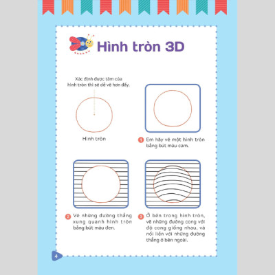 Tập Vẽ Tranh 3D - Khơi Nguồn Sáng Tạo - Cấp Độ 1 - Hình Dạng Cơ Bản