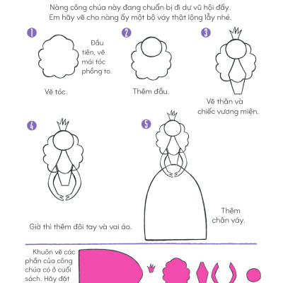 Sách - Vẽ Các Nhân Vật Bằng Khuôn Hình Sáng Tạo