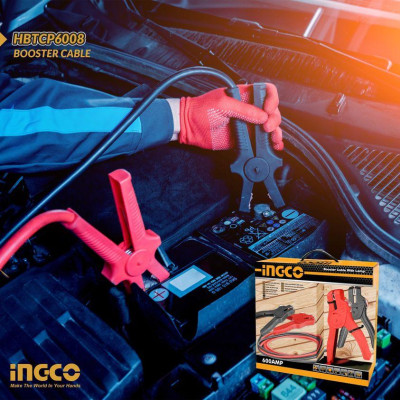 DÂY CÁP SẠC BÌNH 600A INGCO HBTCP6008 - HÀNG CHÍNH HÃNG