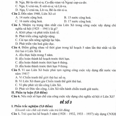 Đề Kiểm Tra, Đánh Giá Lịch Sử 9 (Bám Sát SGK Kết Nối Tri Thức Với Cuộc Sống) - HA