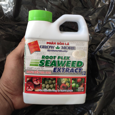 Phân bón lá Grow More Root Plex Seaweed extract - chiết xuất từ rong biển USA 100% ( 500ml / 1 lít )