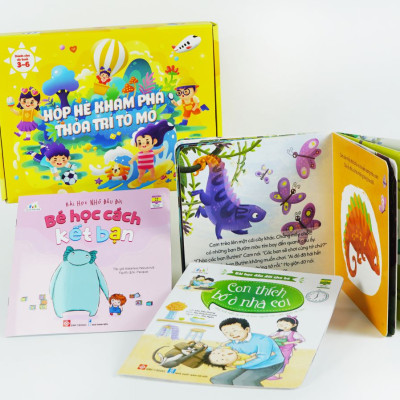 Sách - Hộp Hè Khám Phá, Thỏa Trí Tò Mò – Mở Ra Thấy Mùa Hè - Hộp quà cho trẻ 3 - 6 tuổi – Đinh Tị Books